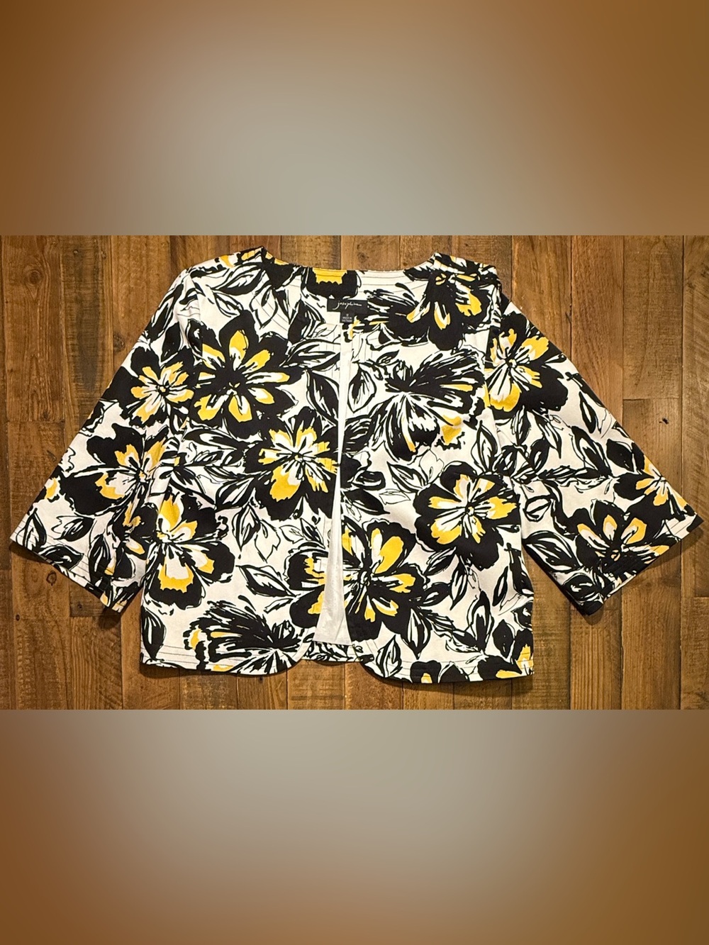 Joseph Ribkoff Floral Jacket/Top Women’s Size 12